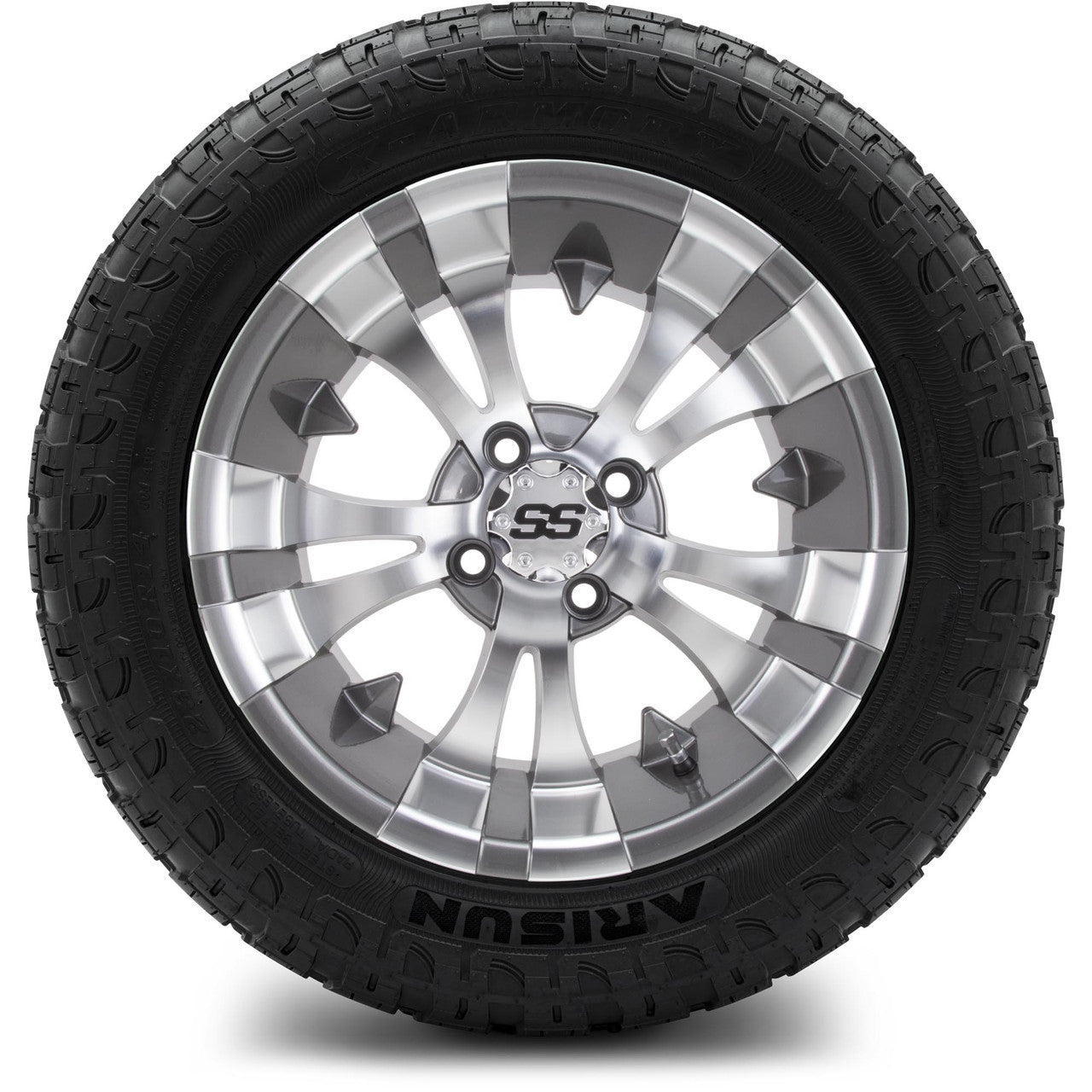 MODZ® 14" Vampire Gunmetal Wheels & Off-Road Tires Combo