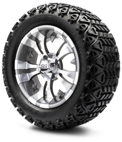 MODZ® 14" Vampire Gunmetal Wheels & Off-Road Tires Combo