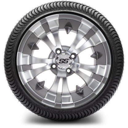MODZ® 14" Vampire Gunmetal Wheels & Street Tires Combo