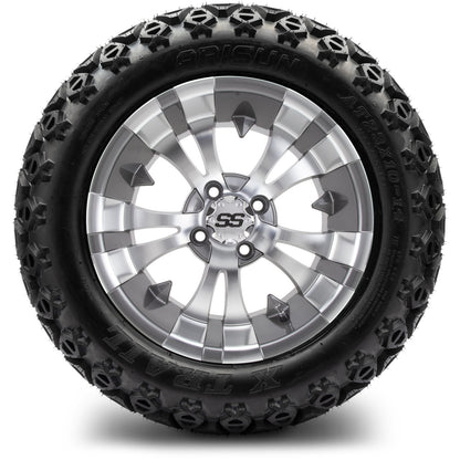 MODZ® 14" Vampire Gunmetal Wheels & Off-Road Tires Combo