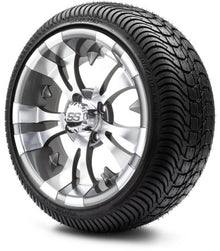 MODZ® 14" Vampire Gunmetal Wheels & Street Tires Combo