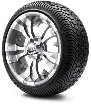 MODZ® 14" Vampire Gunmetal Wheels & Street Tires Combo