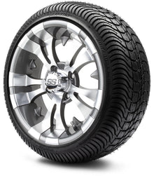 MODZ® 14" Vampire Gunmetal Wheels & Street Tires Combo