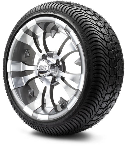MODZ® 14" Vampire Gunmetal Wheels & Street Tires Combo