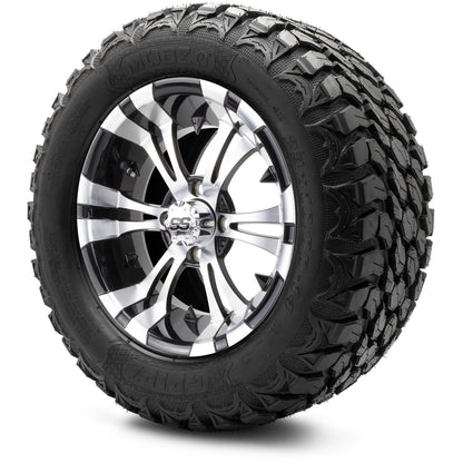 MODZ® 14" Vampire Machined Black Wheels & Off-Road Tires Combo