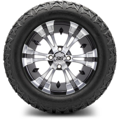 MODZ® 14" Vampire Machined Black Wheels & Off-Road Tires Combo