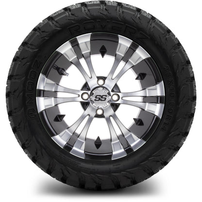 MODZ® 14" Vampire Machined Black Wheels & Off-Road Tires Combo