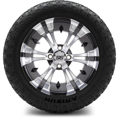 MODZ® 14" Vampire Machined Black Wheels & Off-Road Tires Combo
