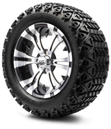 MODZ® 14" Vampire Machined Black Wheels & Off-Road Tires Combo