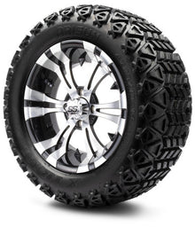 MODZ® 14" Vampire Machined Black Wheels & Off-Road Tires Combo