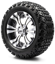 MODZ® 14" Vampire Machined Black Wheels & Off-Road Tires Combo