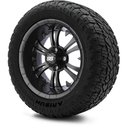 MODZ® 14" Vampire Matte Black Wheels & Off-Road Tires Combo