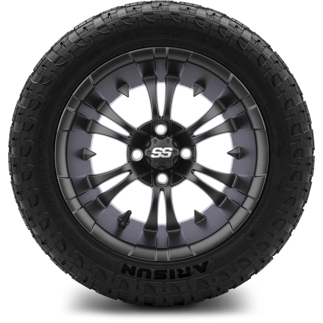 MODZ® 14" Vampire Matte Black Wheels & Off-Road Tires Combo