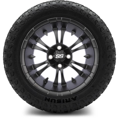 MODZ® 14" Vampire Matte Black Wheels & Off-Road Tires Combo