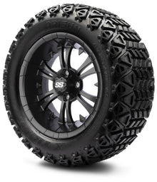 MODZ® 14" Vampire Matte Black Wheels & Off-Road Tires Combo