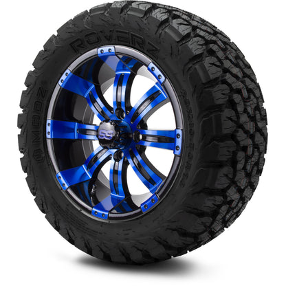 MODZ® 14" Tempest Blue and Black Wheels & Off-Road Tires Combo