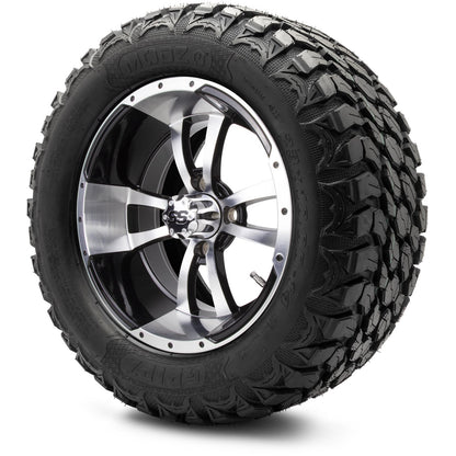 MODZ® 14" Storm Trooper Machined Black Wheels & Off-Road Tires Combo