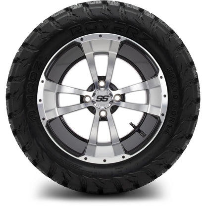 MODZ® 14" Storm Trooper Machined Black Wheels & Off-Road Tires Combo