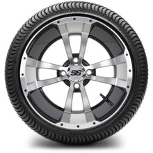MODZ® 14" Storm Trooper Machined Black Wheels & Street Tires Combo