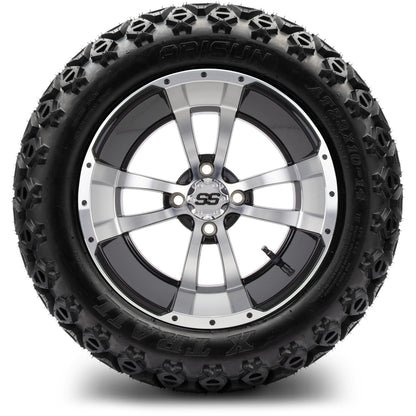 MODZ® 14" Storm Trooper Machined Black Wheels & Off-Road Tires Combo