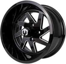 MODZ® Fury Glossy Black 14" Golf Cart Wheel
