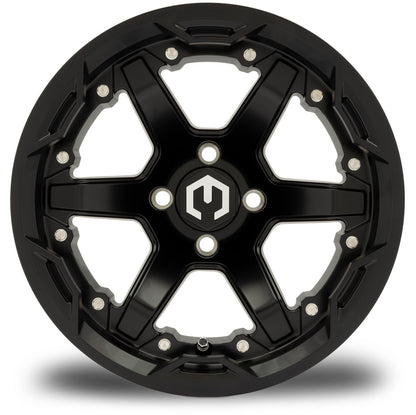 MODZ® Gladiator Matte Black 14" Golf Cart Wheel