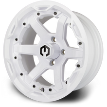 MODZ® Gladiator Glossy White 14" Golf Cart Wheel