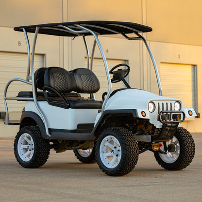 MODZ® Gladiator Glossy White 14" Golf Cart Wheel