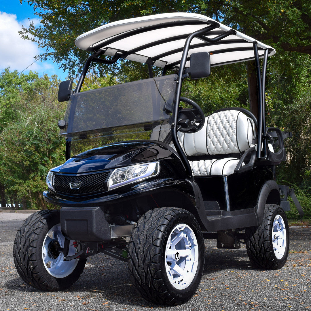 MODZ® Gladiator Glossy White 14" Golf Cart Wheel