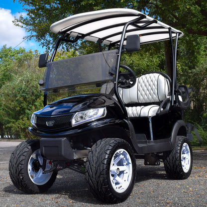 MODZ® Gladiator Glossy White 14" Golf Cart Wheel