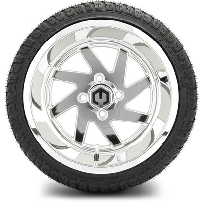 MODZ® 14" Fury Chrome Wheels & Street Tires Combo