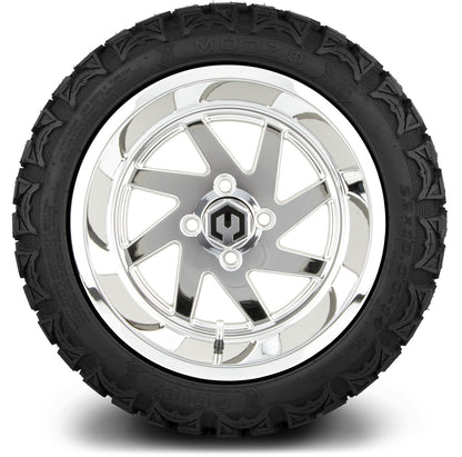 MODZ® 14" Fury Chrome Wheels & Off-Road Tires Combo