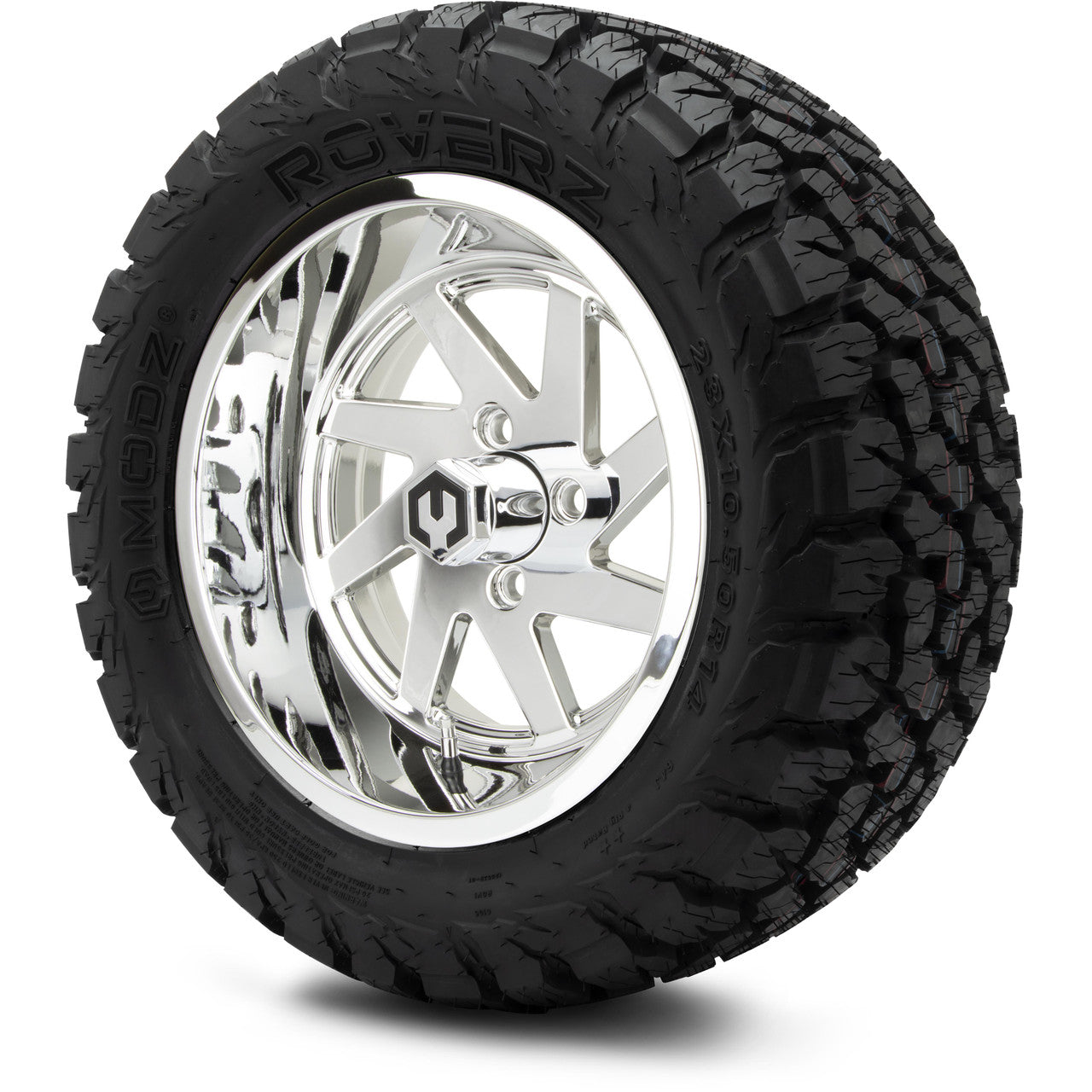MODZ® 14" Fury Chrome Wheels & Off-Road Tires Combo