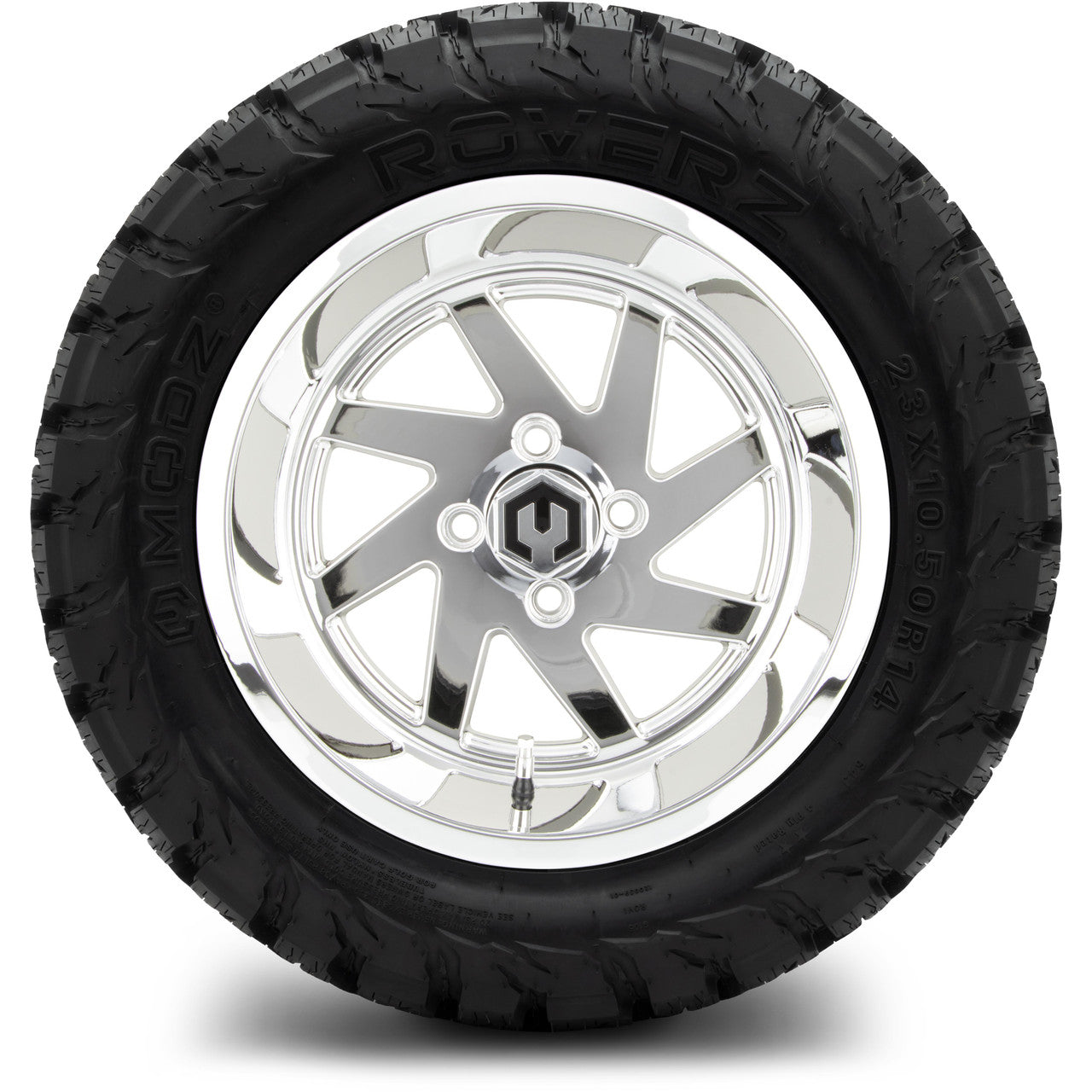 MODZ® 14" Fury Chrome Wheels & Off-Road Tires Combo