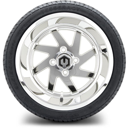 MODZ® 14" Fury Chrome Wheels & Street Tires Combo