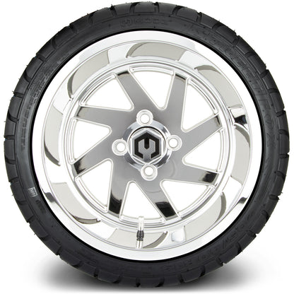 MODZ® 14" Fury Chrome Wheels & Street Tires Combo