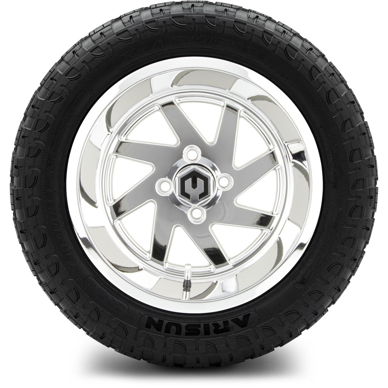 MODZ® 14" Fury Chrome Wheels & Off-Road Tires Combo