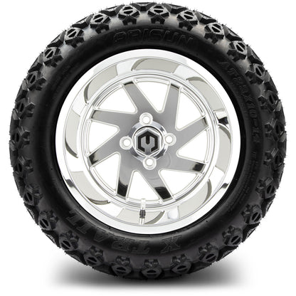 MODZ® 14" Fury Chrome Wheels & Off-Road Tires Combo