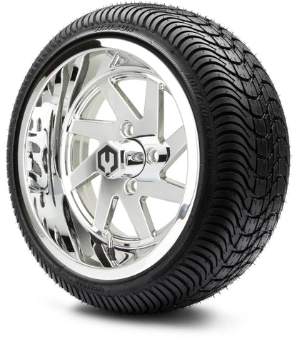 MODZ® 14" Fury Chrome Wheels & Street Tires Combo