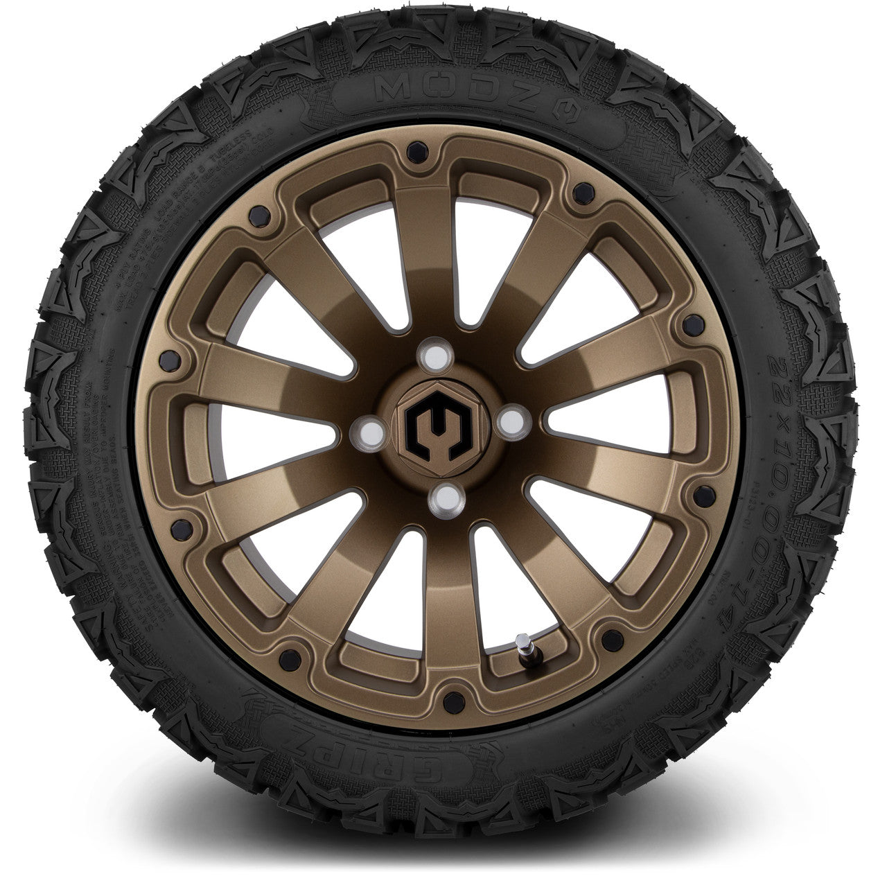 MODZ® 14" Bomber Matte Bronze Wheels & Off-Road Tires Combo