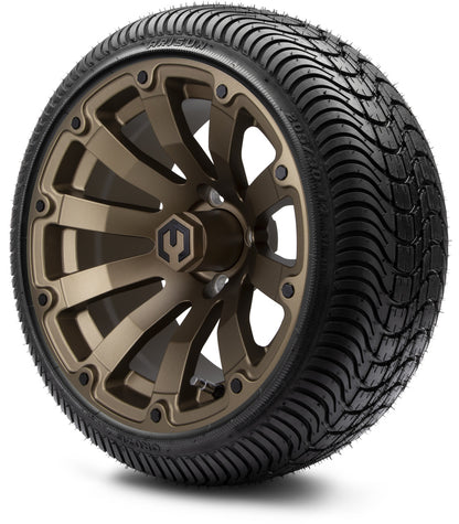 MODZ® 14" Bomber Matte Bronze Wheels & Street Tires Combo