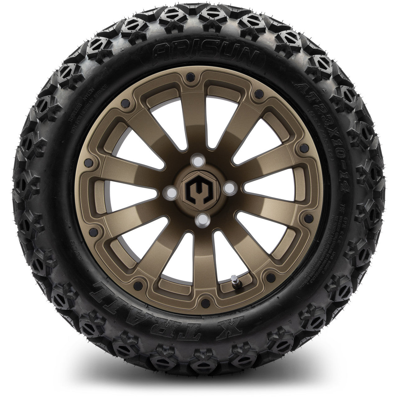 MODZ® 14" Bomber Matte Bronze Wheels & Off-Road Tires Combo