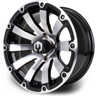 MODZ® Bomber Machine & Black 14" Golf Cart Wheel