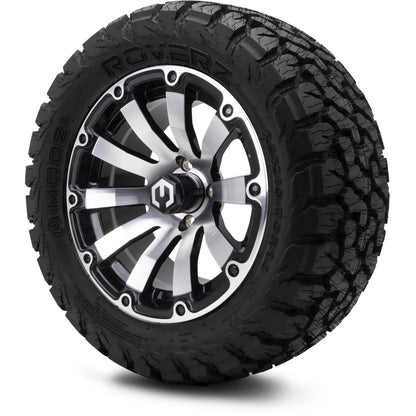 MODZ® 14" Bomber Machined Black Wheels & Off-Road Tires Combo
