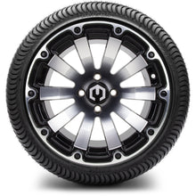 MODZ® 14" Bomber Machined Black Wheels & Street Tires Combo