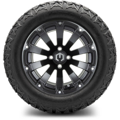 MODZ® 14" Bomber Matte Black Wheels & Off-Road Tires Combo