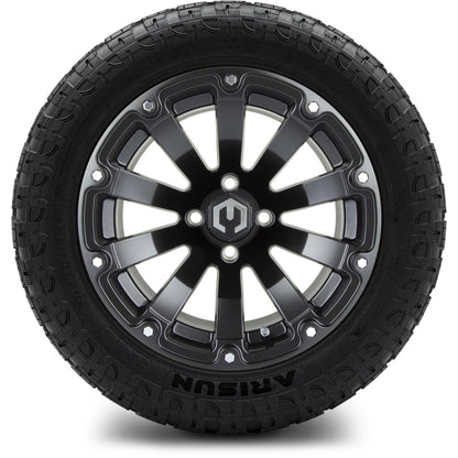 MODZ® 14" Bomber Matte Black Wheels & Off-Road Tires Combo