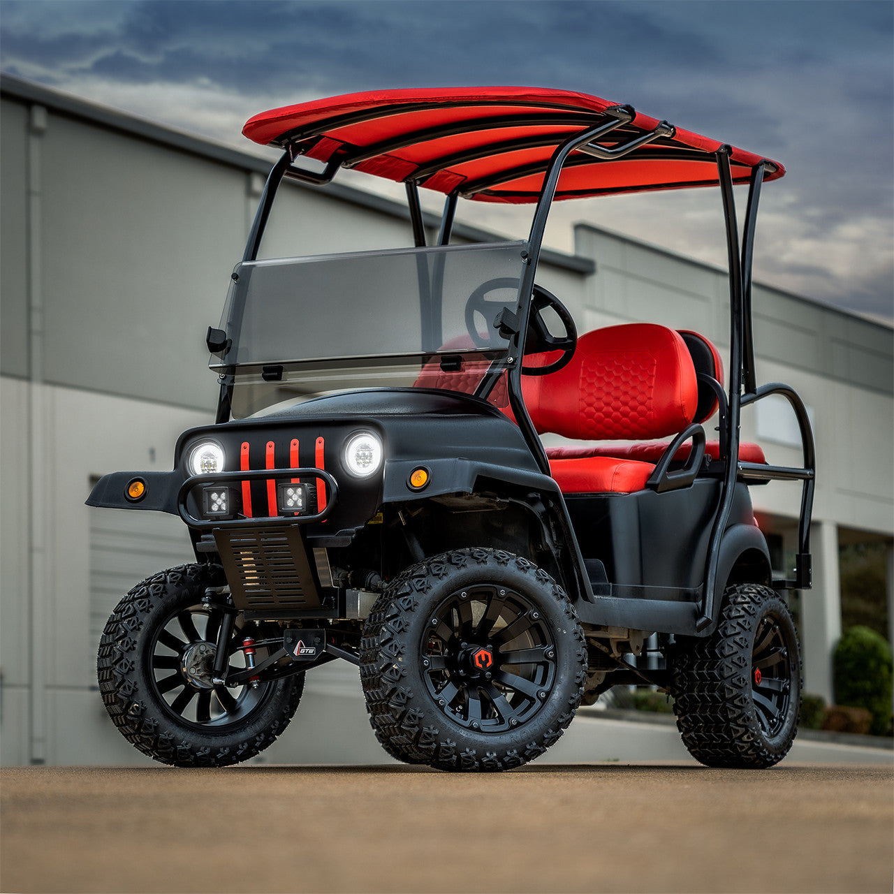 MODZ® 14" Bomber Matte Black Wheels & Off-Road Tires Combo