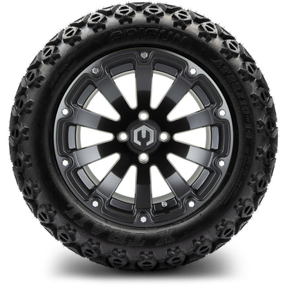 MODZ® 14" Bomber Matte Black Wheels & Off-Road Tires Combo