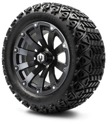 MODZ® 14" Bomber Matte Black Wheels & Off-Road Tires Combo